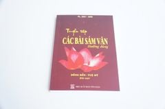 Kinh Phật - Tuyển tập các bài sám văn thường dùng bìa giấy nâu chữ to rõ 132 trang