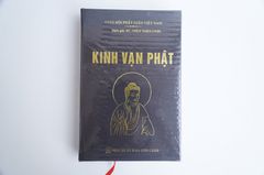 Sách phật giáo Kinh vạn Phật Thích Thiện Chơn bìa da nâu chữ to rõ 755 trang