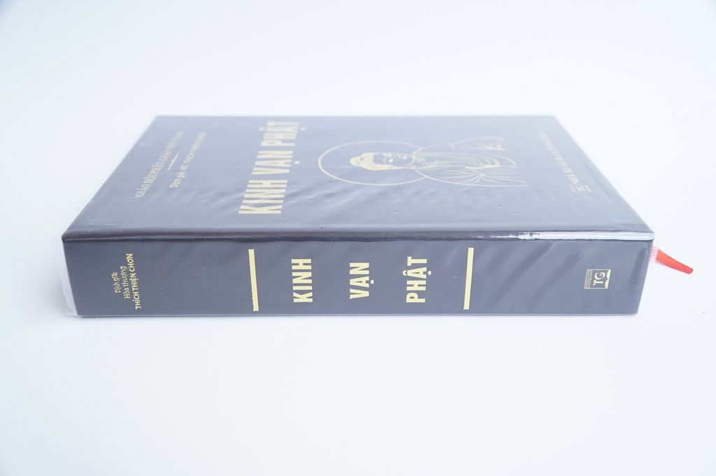 Kinh Phật - Kinh vạn Phật Thích Thiện Chơn bìa da nâu chữ to rõ 755 trang