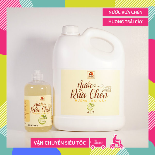 Nước rửa chén An An thiên nhiên trái cây an toàn da tay, bảo vệ sức khỏe gia đình - Nhiều lựa chọn