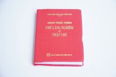 Kinh Phật - Nghi thức tụng Chú lăng nghiêm Thập chú bìa đỏ nhỏ chữ to rõ 142 trang