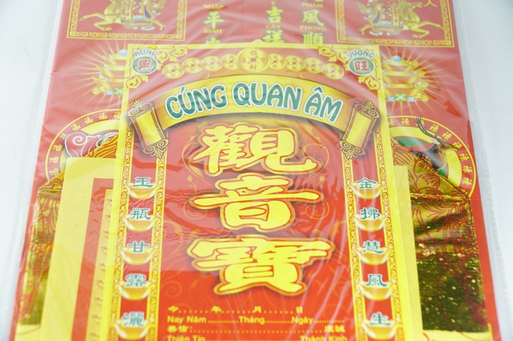 Bộ đồ cúng Phật Bà Quan Âm Bồ Tát - Có hướng dẫn cúng