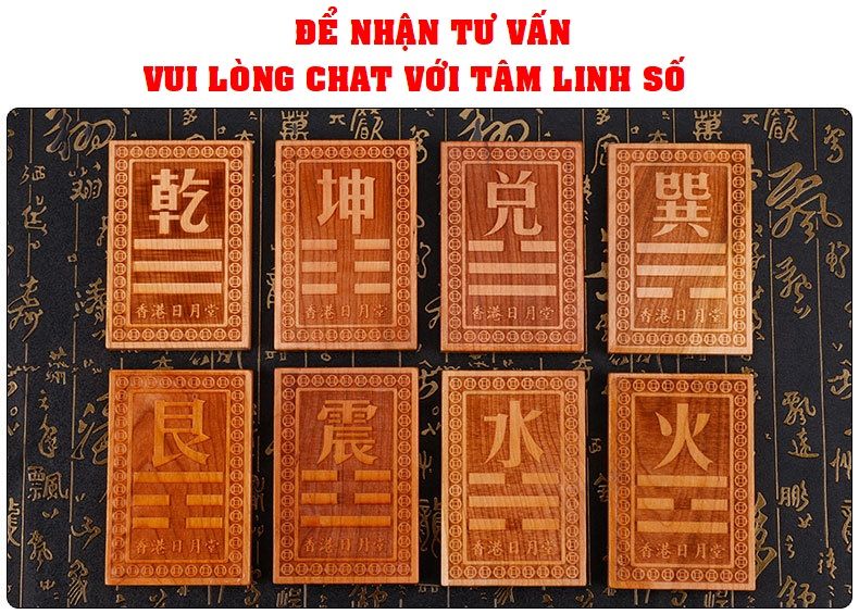 Tấm thế hướng nhà hóa giải hướng nhà xấu hiệu quả 12x8cm