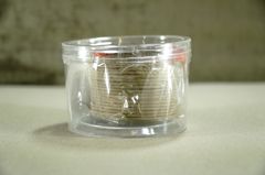Nhang khoanh trầm hương Thiên Ý - 40 khoanh nhang vòng trầm hương cao cấp - Cháy 4 tiếng/Vòng - Hộp tròn đen