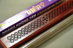 Nhang thiền không tăm trầm hương Thiên Ý - 100 cây hương trầm xông không tăm - Hộp tím