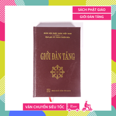 Kinh Phật - Kinh Giới Đàn Tăng - Thích Thiện Hòa bìa da nâu 300 trang