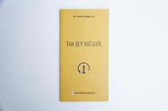 Sách phật giáo Tam quy ngũ giới Thích Thanh Từ bìa giấy cam chữ to rõ 63 trang