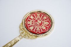 Gương Khai Quang phong thủy cầm tay mạ vàng cực mạnh