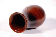 Bình hoa thờ cúng gỗ mỹ nghệ, bình cắm hoa bằng gỗ đặt bàn thờ cúng cao cấp - Cao 14cm