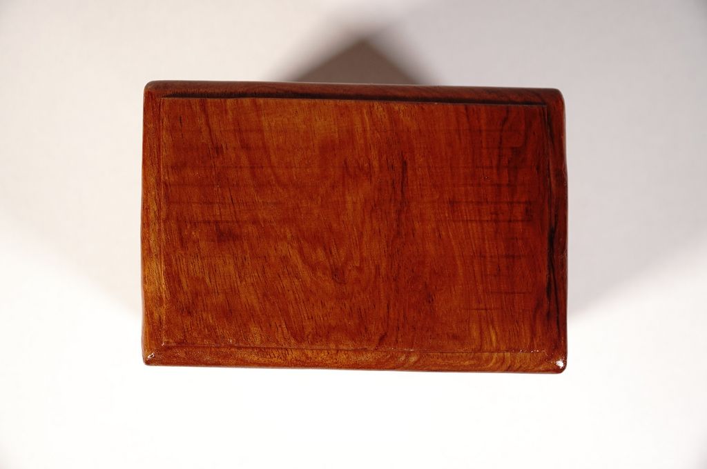Đôn gỗ chữ nhật gỗ hương thờ cúng, kê tượng, kê cây, kê chậu cao cấp - Cao 8cm & Mặt đôn 8x12cm