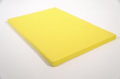Tấm gối quỳ lễ Phật mút xốp vàng in hoa sen nhẹ nhàng êm ái - 31x21x1cm