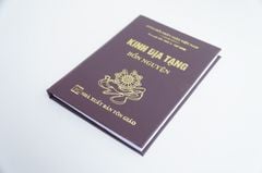 Kinh Phật - Kinh Địa Tạng Bổn Nguyện bìa da nâu - Thích Trí Tịnh - Chữ to rõ 246 trang