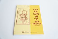 Sách Phật Giáo - Kinh Địa Tạng Bổn Nguyện bìa giấy vàng - Thích Trí Tịnh - Chữ to rõ 246 trang