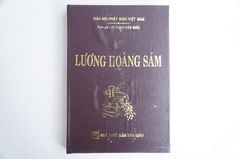 Sách Phật Giáo - Kinh Lương Hoàng Sám bìa da nâu - Thích Viên Giác - Chữ to rõ 560 trang