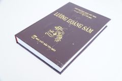 Kinh Phật - Kinh Lương Hoàng Sám bìa da nâu - Thích Viên Giác - Chữ to rõ 560 trang