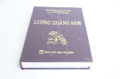 Kinh Phật - Kinh Lương Hoàng Sám bìa da nâu - Thích Viên Giác - Chữ to rõ 560 trang