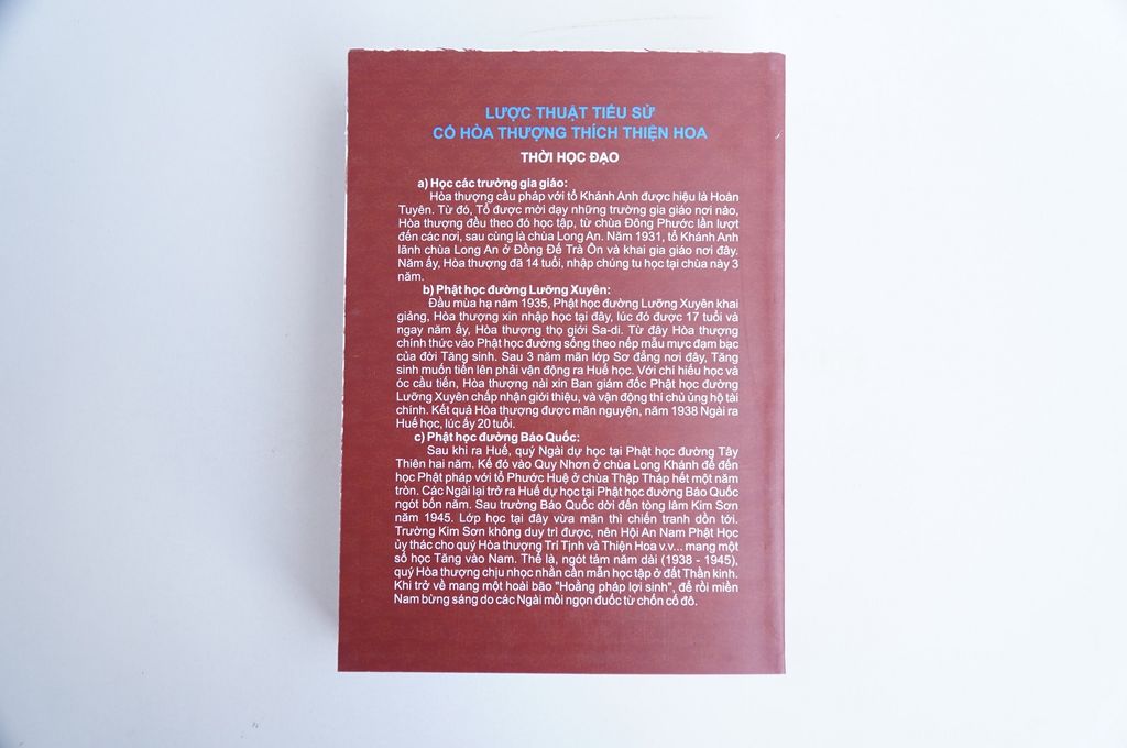 Sách Phật Giáo - Phật Học Phổ Thông có 3 tập bìa giấy - Thích Thiện Hoa - Chữ to rõ 600 trang