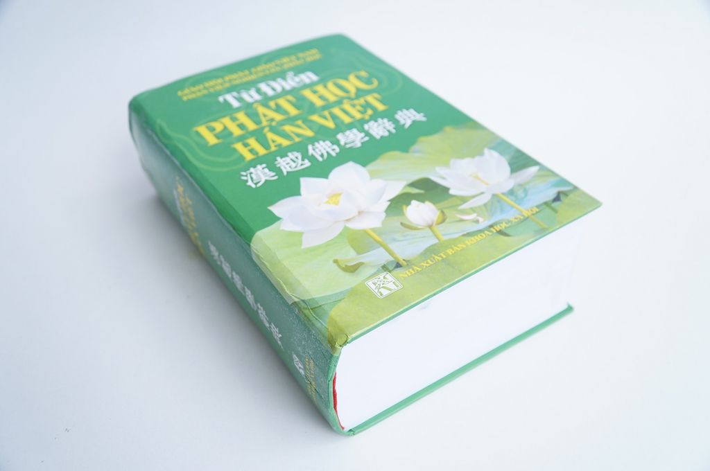 Sách Phật Giáo - Từ Điển Phật Học Hán Việt bìa cứng xanh - Nhiều tác giả - Chữ to rõ 1560 trang