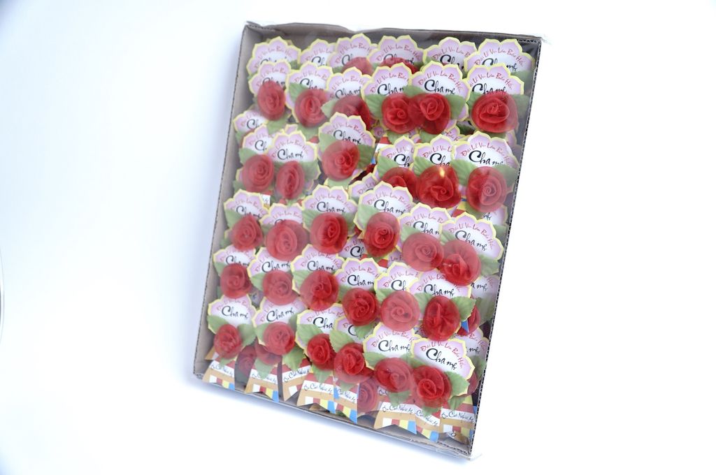 Bông hồng cái áo, hoa hồng cài áo mùa Vu Lan Báo Hiếu Phật Giáo - Nhiều màu