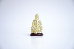 Tượng Phật A Di Đà ngồi mạ vàng - Cao 6cm