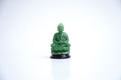 Tượng Phật A Di Đà ngồi cẩm thạch - Cao 6cm