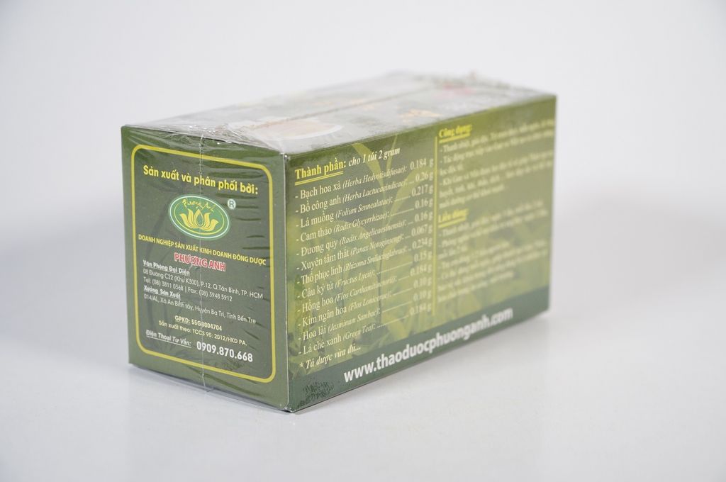 Trà thảo mộc tiêu độc Đan Lạc Pháp 100% từ thảo mộc thảo dược thiên nhiên - Hộp 20 túi lọc