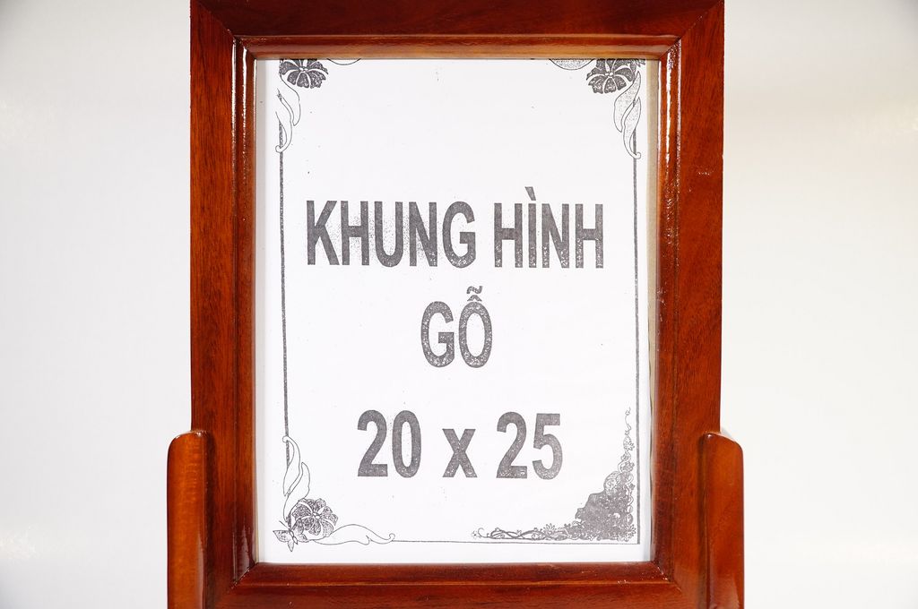 Khung hình thờ cúng đơn gỗ vẽ sen nổi thủ công mặt kính cao cấp - Nhiều cỡ