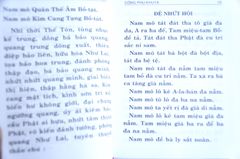 Sách Phật giáo - Kinh nhật tụng - Thích Minh Thời - Bìa da nâu 526 trang