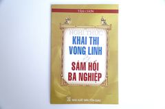 Sách Phật giáo - Nghi thức Khai thị vong linh sám hối ba nghiệp - Tâm Chơn - Bìa giấy vàng