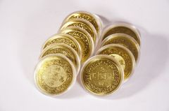 Đồng tiền vàng Phước Lành may mắn bỏ ví tài lộc