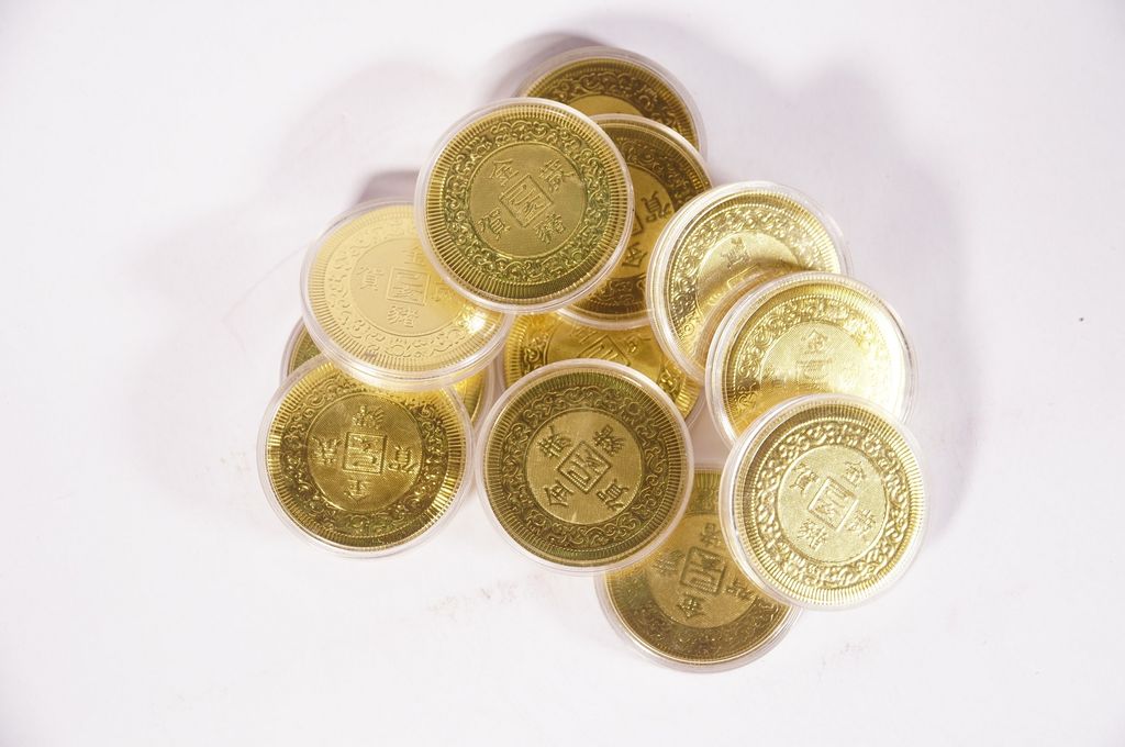 Đồng tiền vàng Phước Lành may mắn bỏ ví tài lộc