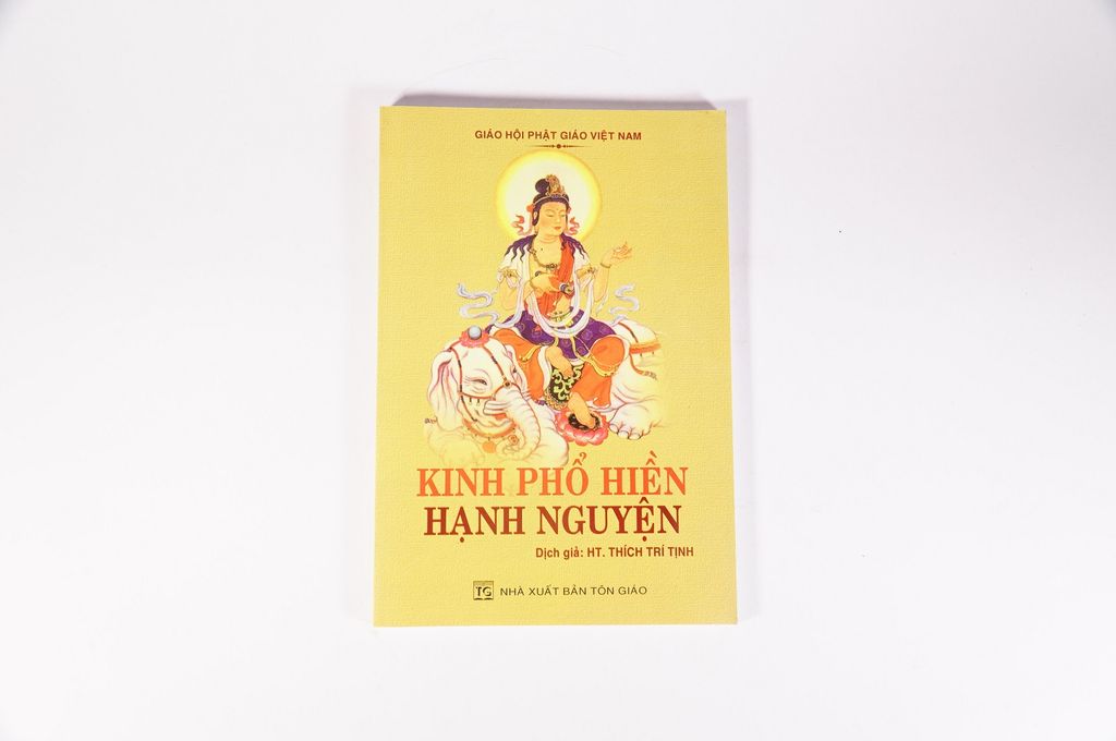 Kinh Phật - Kinh Phổ Hiền Hạnh Nguyện - Thích Trí Tịnh bìa vàng - 126 trang