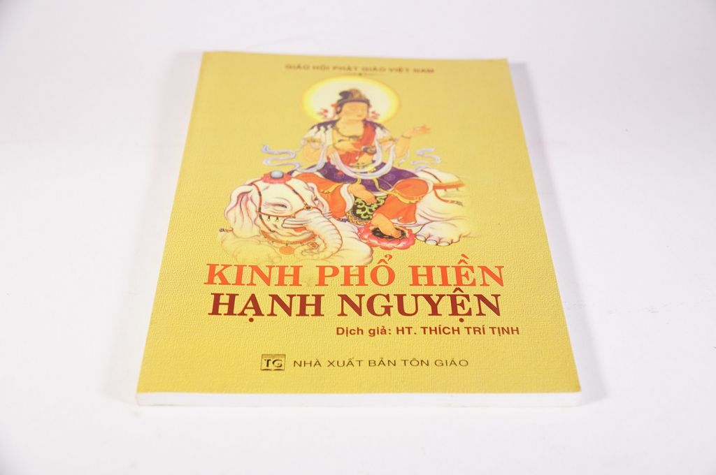 Kinh Phật - Kinh Phổ Hiền Hạnh Nguyện - Thích Trí Tịnh bìa vàng - 126 trang