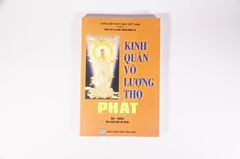 Sách Phật giáo Kinh Quán Vô Lượng Thọ Phật - Thích Hưng Từ bìa giấy vàng 145 trang