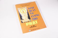 Sách Phật giáo Kinh Quán Vô Lượng Thọ Phật - Thích Hưng Từ bìa giấy vàng 145 trang