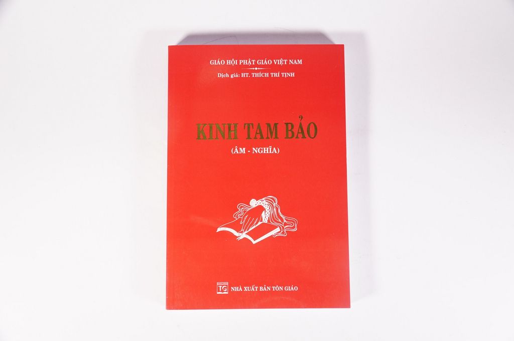 Kinh Phật - kinh Tam Bảo - Thích Trí Tịnh 319 trang bìa giấy đỏ