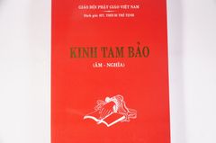 Sách Phật giáo kinh Tam Bảo - Thích Trí Tịnh 319 trang bìa giấy đỏ