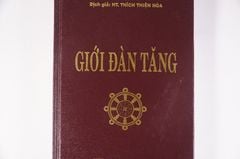 Kinh Phật - Kinh Giới Đàn Tăng - Thích Thiện Hòa bìa da nâu 300 trang
