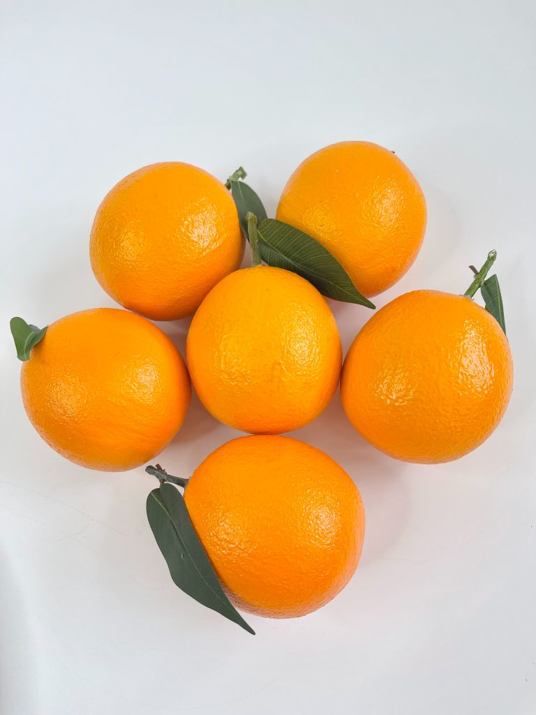 Quả Cam giả siêu thật, trái cây giả cao cấp loại xịn giống thật 99%