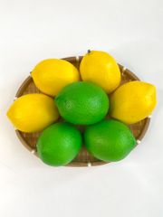 Trái chanh giả giống như thật, mô hình trái cây giả trang trí cao cấp - Trái chanh vàng
