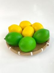 Trái chanh giả giống như thật, mô hình trái cây giả trang trí cao cấp - Trái chanh vàng