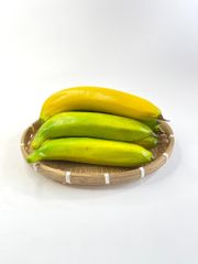 Trái chuối giả đẹp như thật, trái cây giả trang trí cao cấp loại xịn giống thật 99% -  Trái chuối xanh