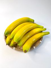 Trái chuối giả trưng bày quán sinh tố nước ép, trái cây giả trang trí cao cấp loại xịn giống thật 99%