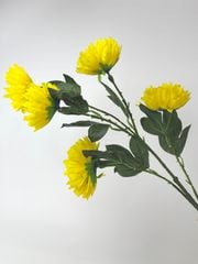 Hoa giả trang trí, hoa Cúc đặt bàn thờ trang trí hoa to dày dặn loại xịn - Dài 95cm