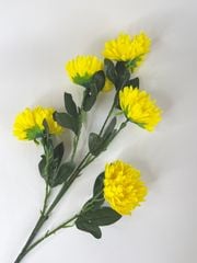 Hoa giả trang trí, hoa Cúc đặt bàn thờ trang trí hoa to dày dặn loại xịn - Dài 95cm