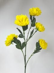Hoa giả trang trí, hoa Cúc đặt bàn thờ trang trí hoa to dày dặn loại xịn - Dài 95cm