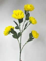 Hoa giả trang trí, hoa Cúc đặt bàn thờ trang trí hoa to dày dặn loại xịn - Dài 95cm