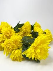 Hoa giả trang trí, hoa Cúc đặt bàn thờ trang trí hoa to dày dặn loại xịn - Dài 95cm