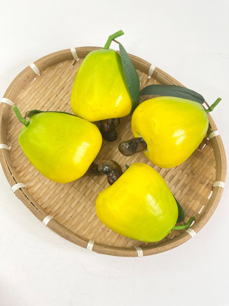 Trái điều giả giống như thật, mô hình trái cây giả trang trí cao cấp - Quả điều giả
