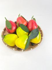 Trái điều giả giống như thật, mô hình trái cây giả trang trí cao cấp - Quả điều vàng